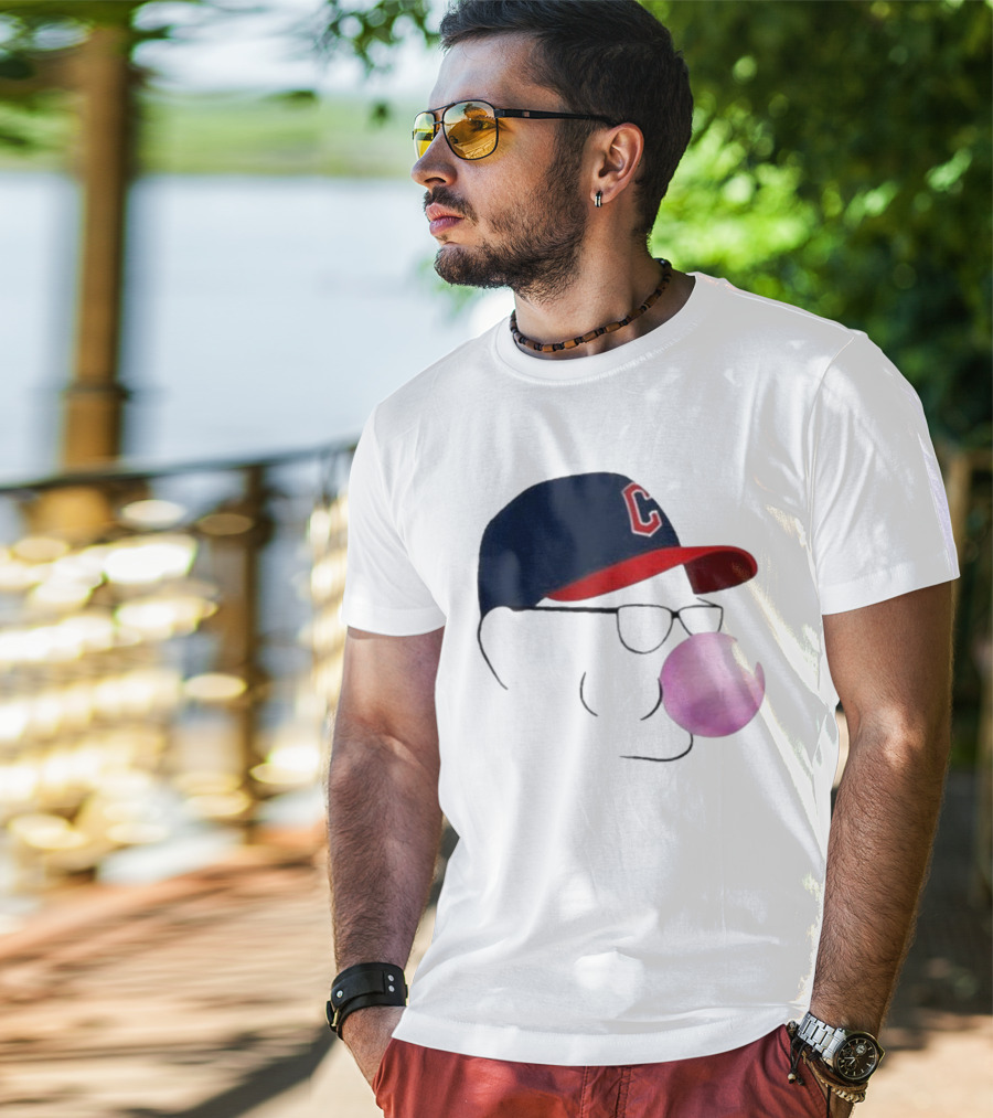 Cleveland Guardians Tito Bubblegum Baseball Hat T-Shirt