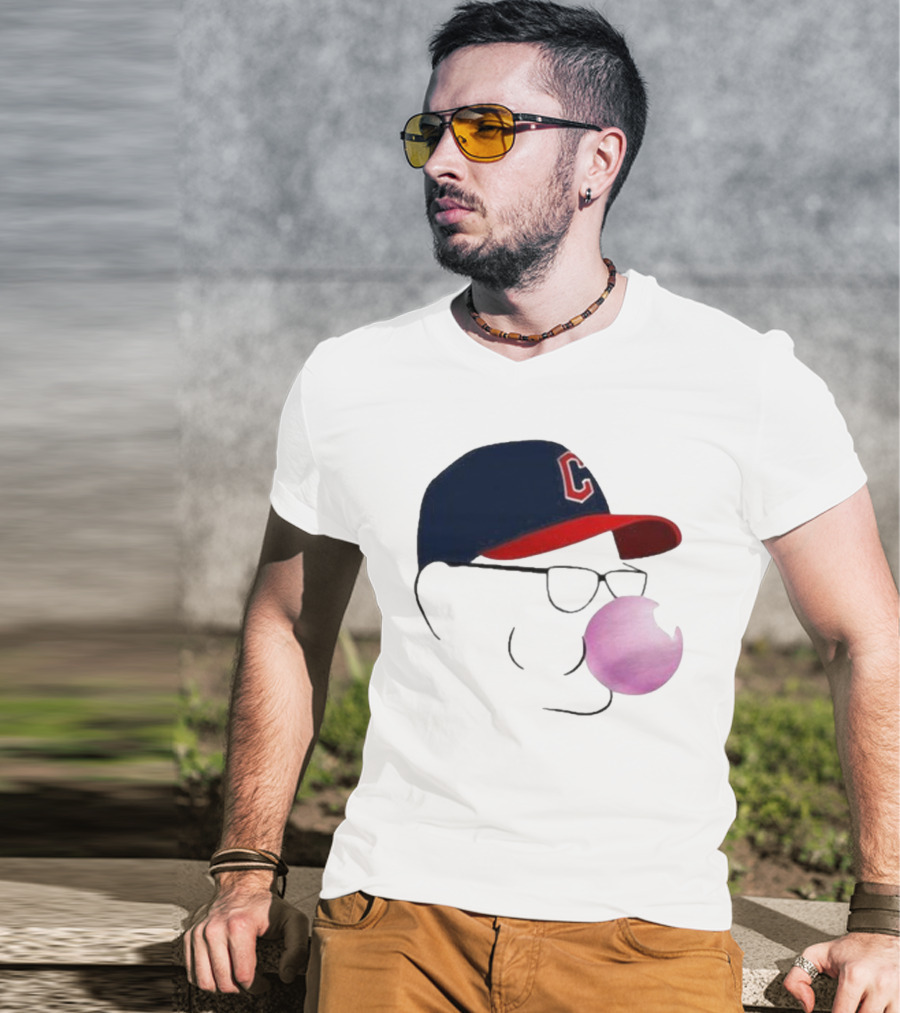 Cleveland Guardians Tito Bubblegum Baseball Hat T-Shirt