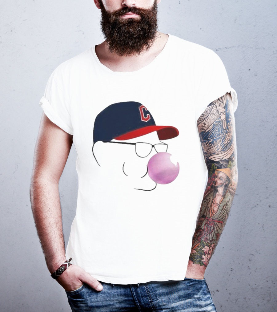 Cleveland Guardians Tito Bubblegum Baseball Hat T-Shirt