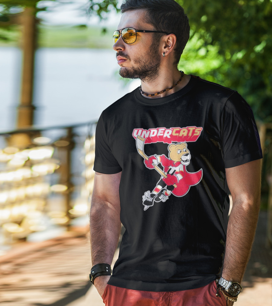 Undercats Florida Panthers Cartoon Hockey Character T-Shirt