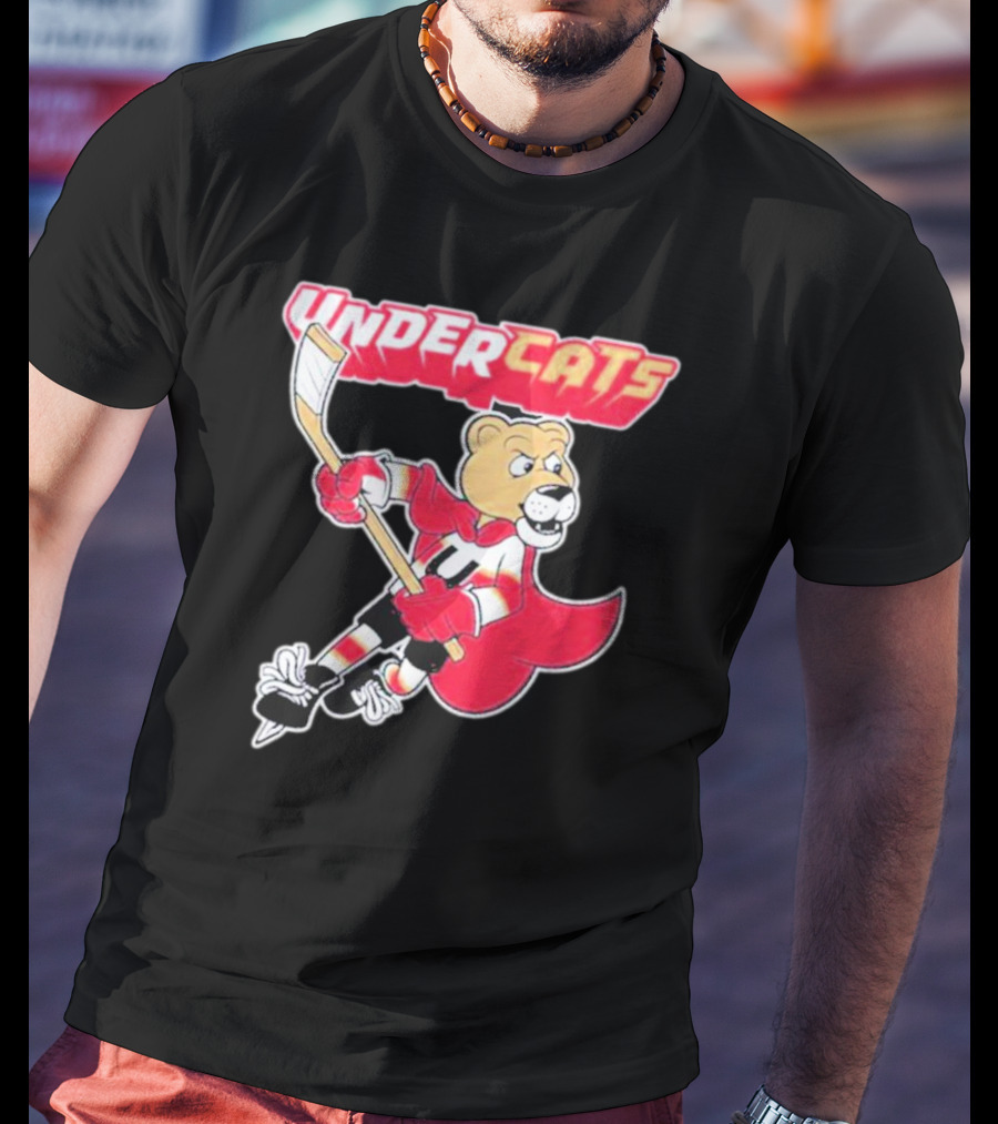 Undercats Florida Panthers Cartoon Hockey Character T-Shirt