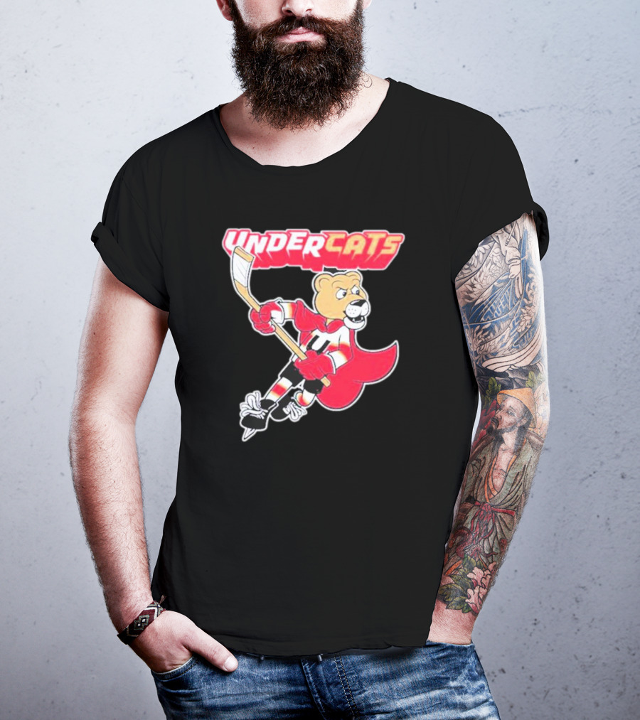 Undercats Florida Panthers Cartoon Hockey Character T-Shirt