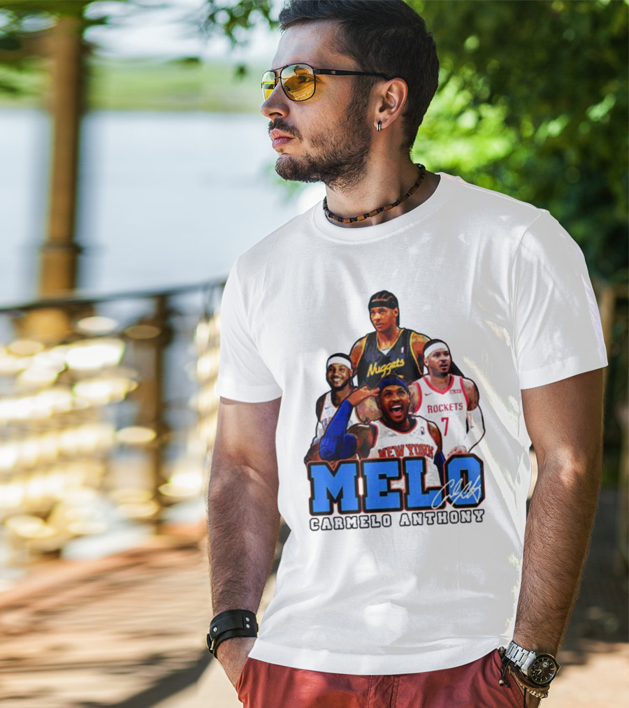 Carmelo Anthony Melo NYC New York Knicks Basketball KnicksTape T-Shirt