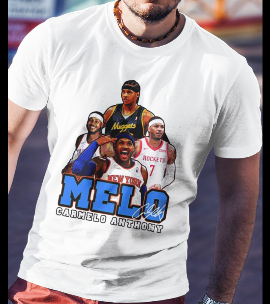Carmelo Anthony Melo NYC New York Knicks Basketball KnicksTape T-Shirt