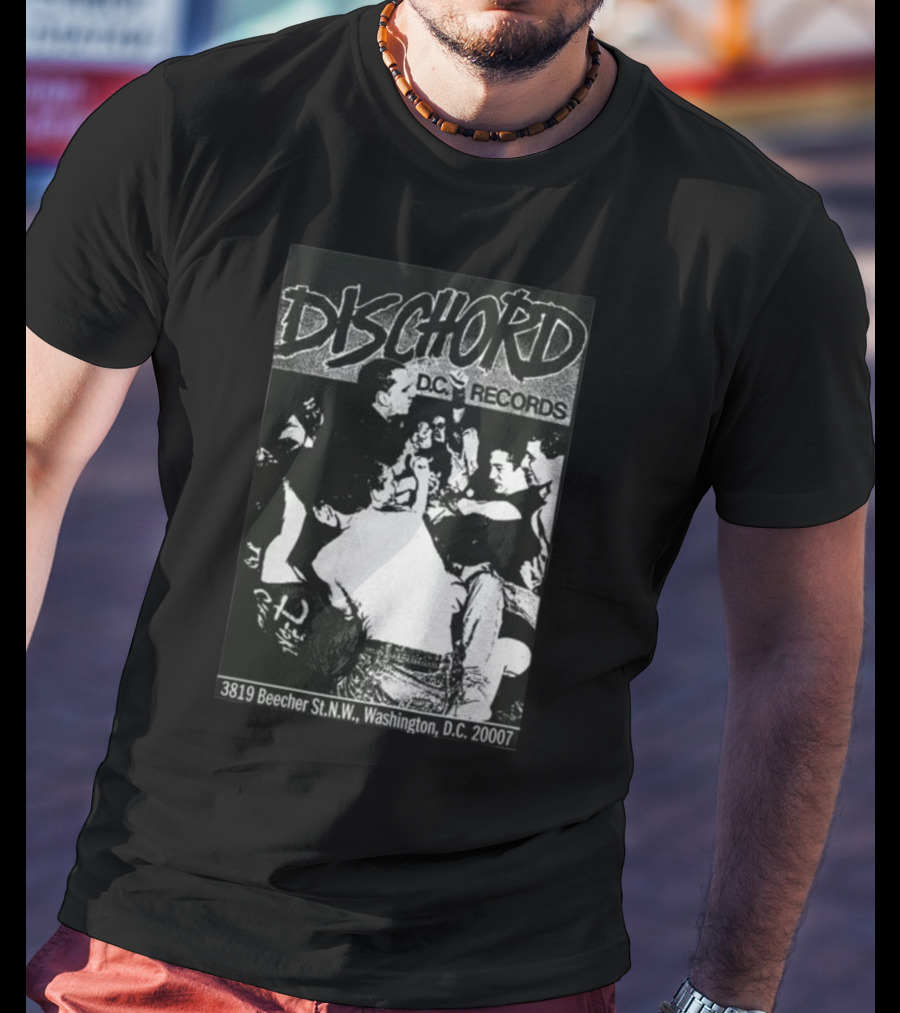 Dischord DC Records 3819 Beecher St NW Washington DC 20007 T-Shirt