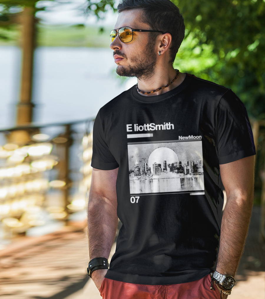 Elliott Smith New Moon 07 Skyline T-Shirt