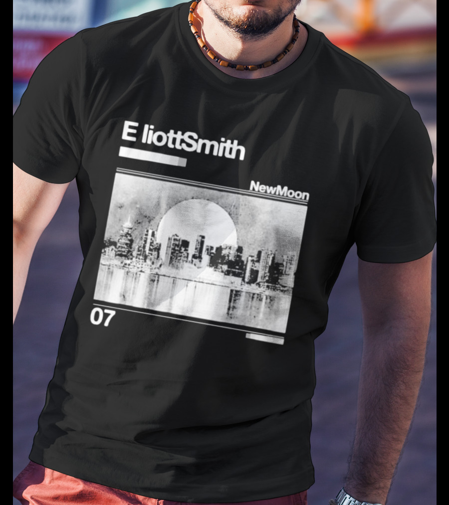 Elliott Smith New Moon 07 Skyline T-Shirt