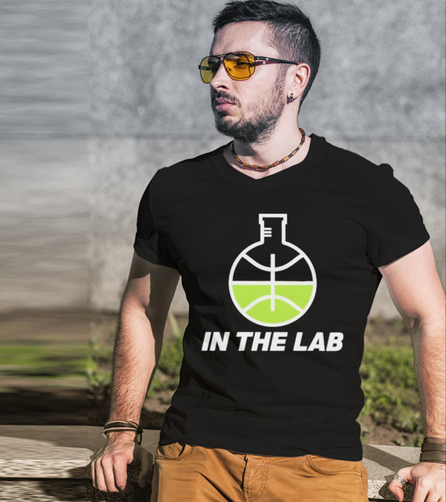 In The Lab Basketball Beaker T-Shirt