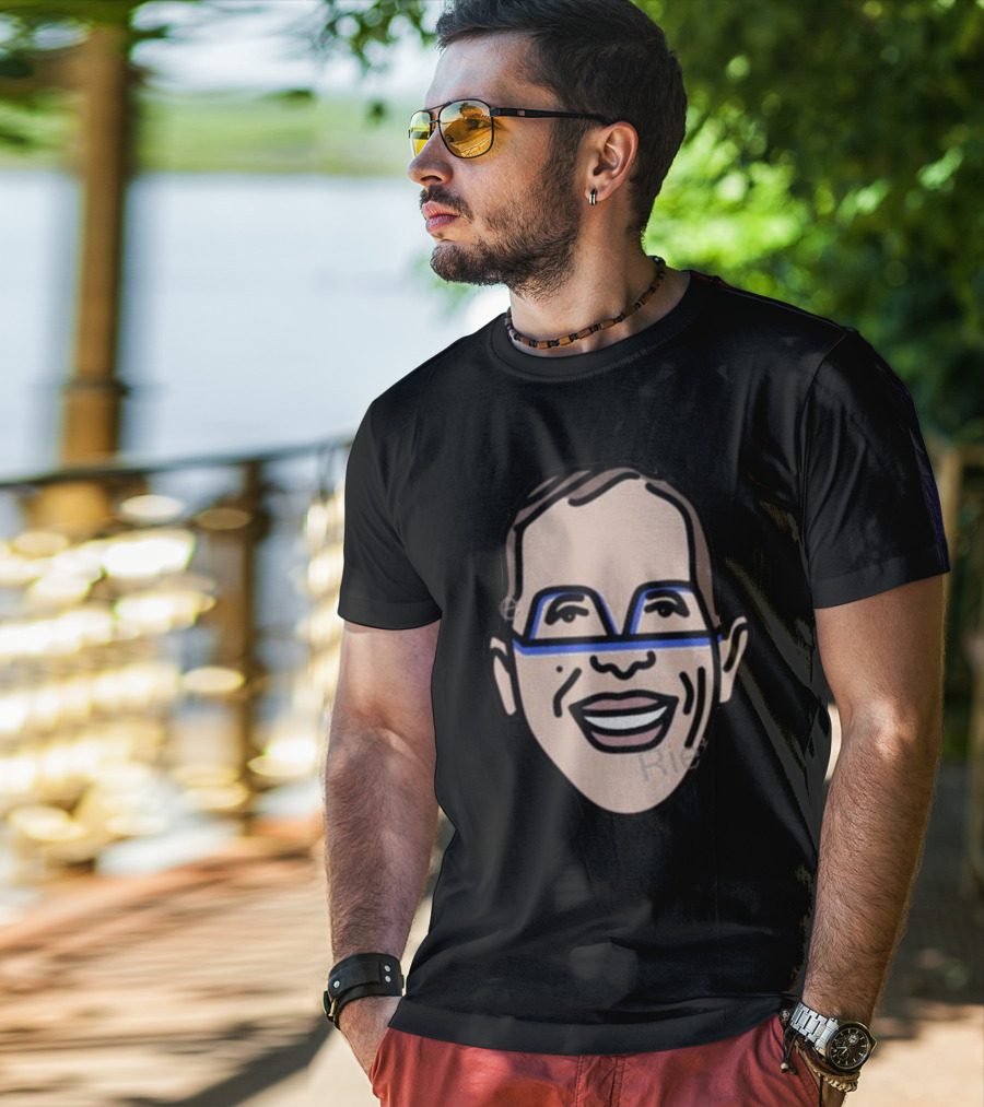 Mike Mongo Time Travelers Smiling Face T-Shirt