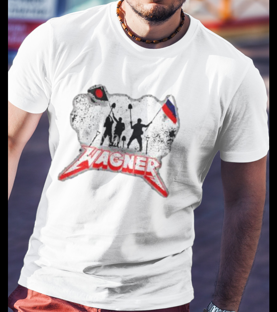 Wagner Militants Raising Flags With Shovels Iconic T-Shirt