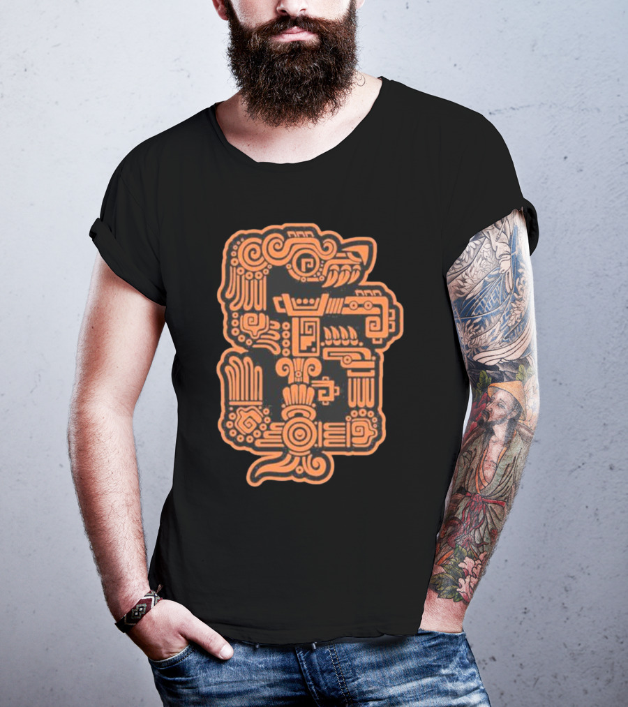 Aztec SF Giants Gigantes Tribal T-Shirt