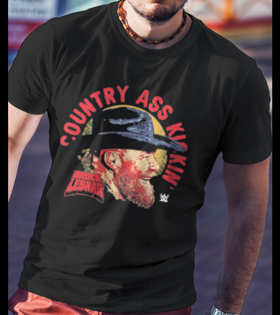Brock Lesnar Country Ass Kickin' WWE Cowboy Hat T-Shirt