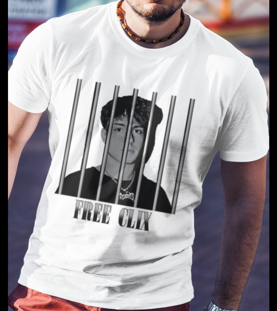 Free Clix Jail Bars T-Shirt