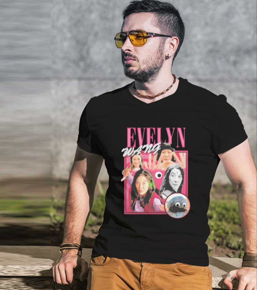 Evelyn Wang Everything Everywhere Multiverse Collage T-Shirt