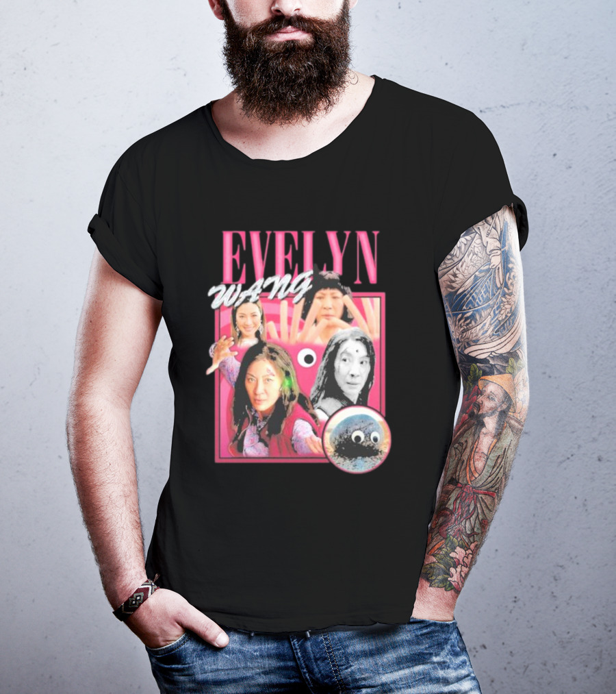 Evelyn Wang Everything Everywhere Multiverse Collage T-Shirt
