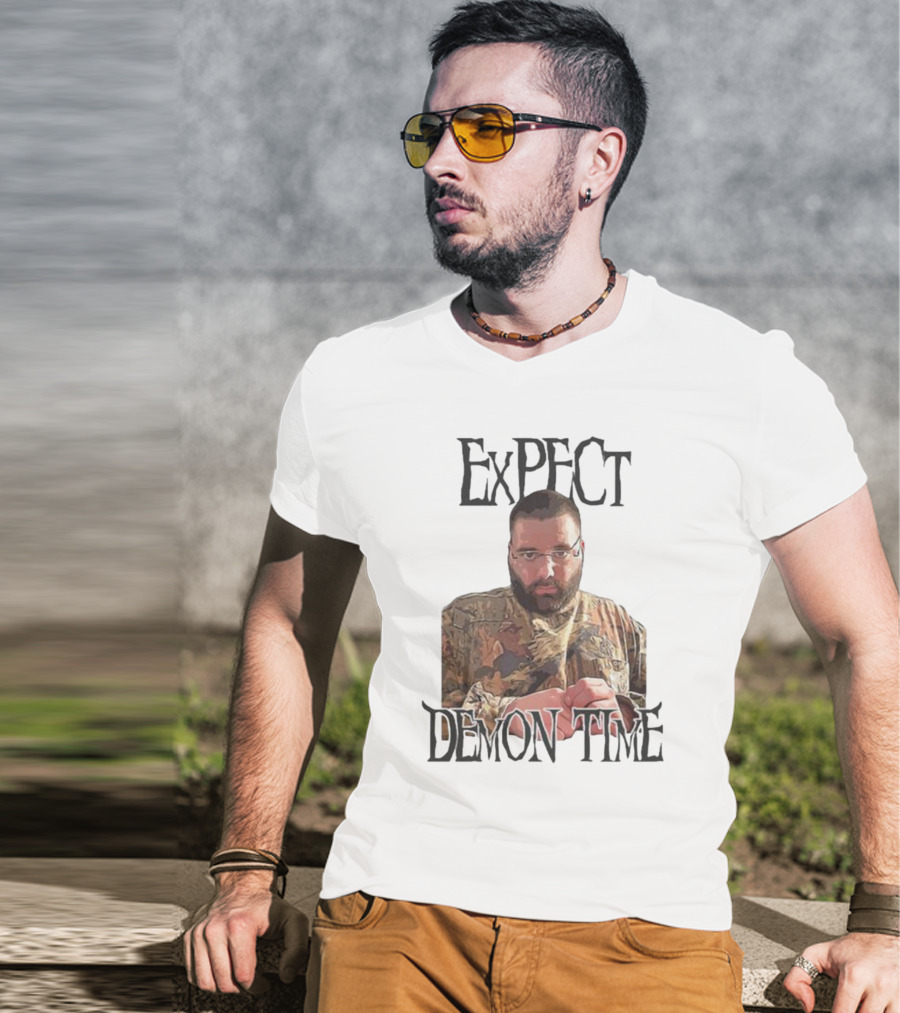 Expect Demon Time Clergy Camo T-Shirt
