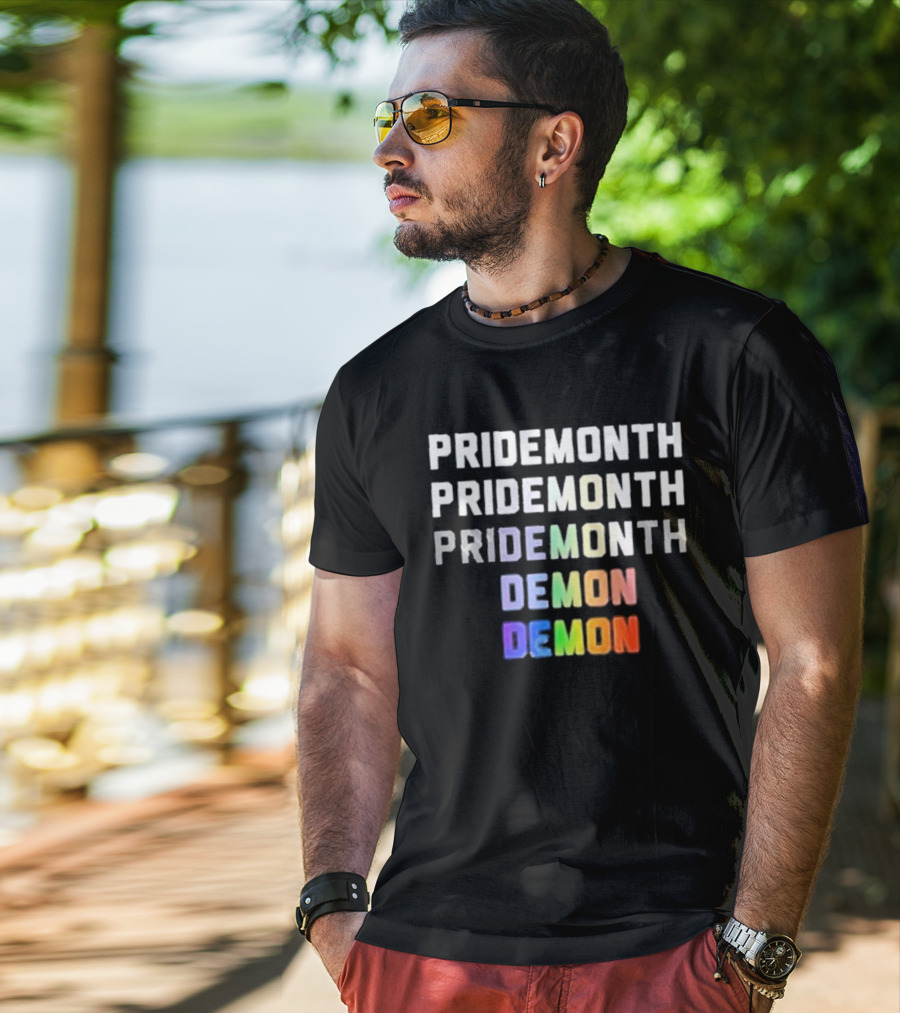 Pridemonth Pridemonth Pridemonth Demon Demon T-Shirt