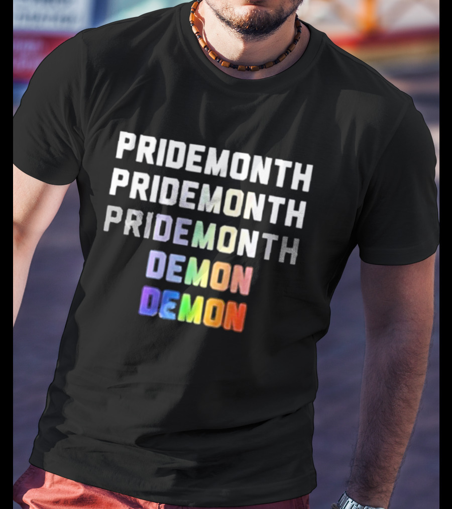 Pridemonth Pridemonth Pridemonth Demon Demon T-Shirt