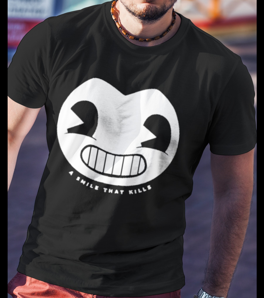 Bendy Head Smile A Smile That Kills Iconic Face T-Shirt