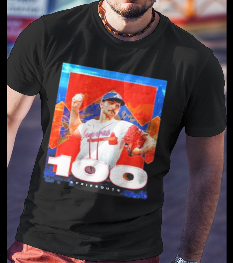 Atlanta Braves Spencer Strider 100 Strikeouts Vintage T-Shirt