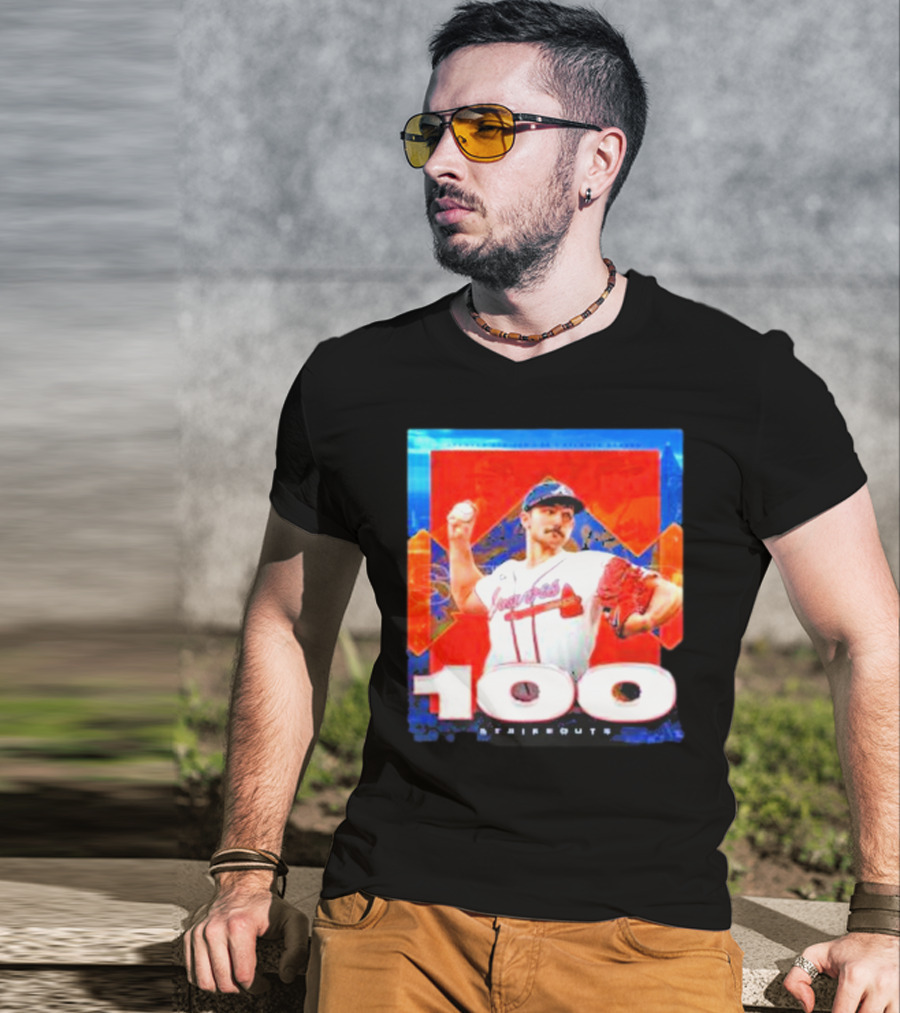 Atlanta Braves Spencer Strider 100 Strikeouts Vintage T-Shirt