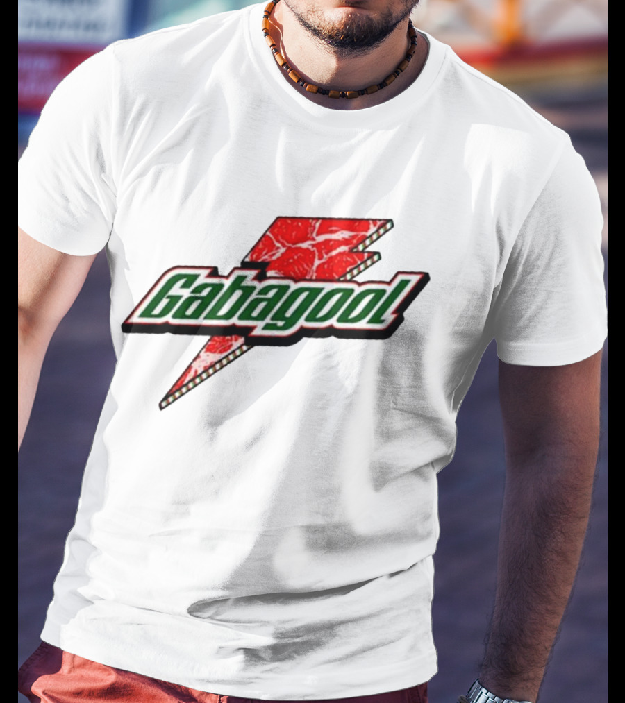 Kevin Finnerty Gabagool Heavyweight Lightning Bolt T-Shirt