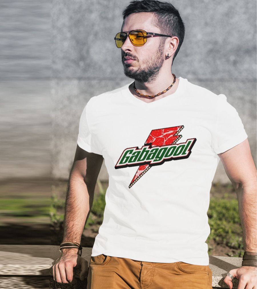 Kevin Finnerty Gabagool Heavyweight Lightning Bolt T-Shirt