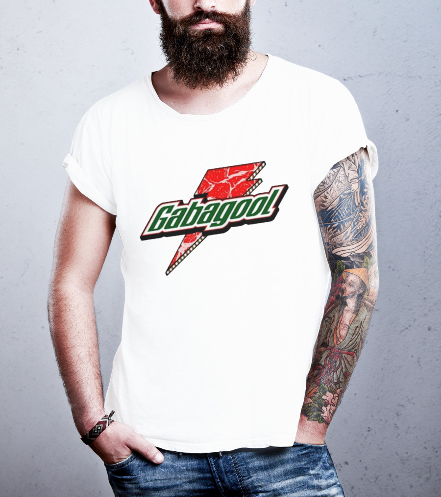 Kevin Finnerty Gabagool Heavyweight Lightning Bolt T-Shirt