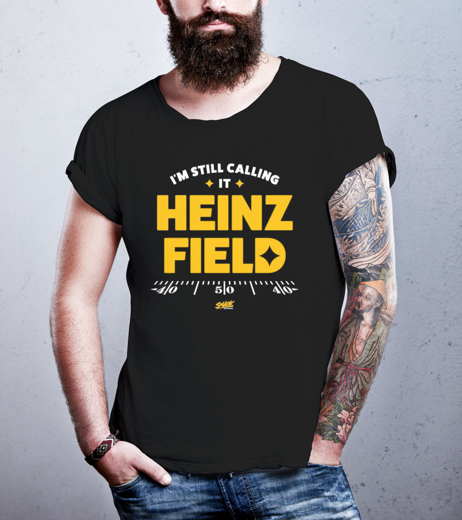 I'm Still Calling It Heinz Field Smack Apparel 50 Yard Line T-Shirt