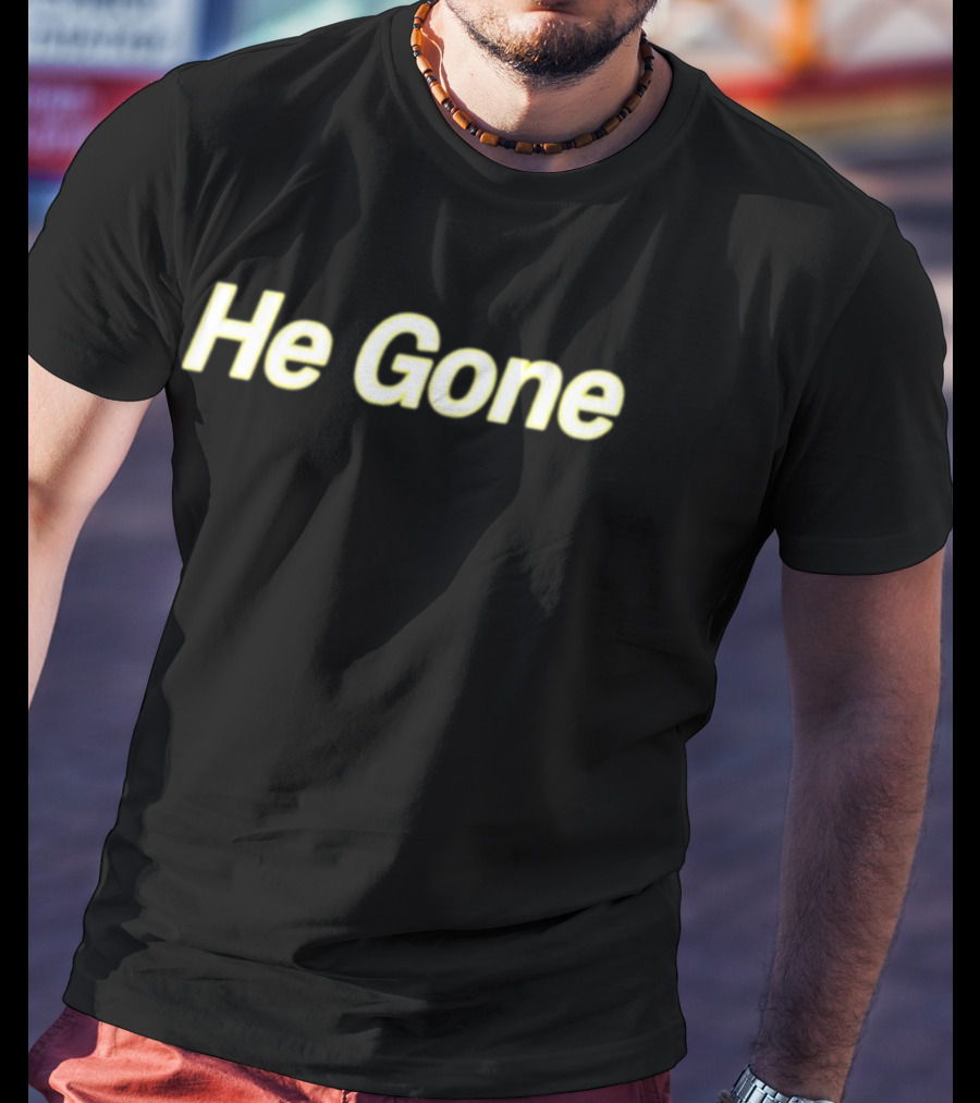 Couch Racer He Gone Vintage Minimalist T-Shirt