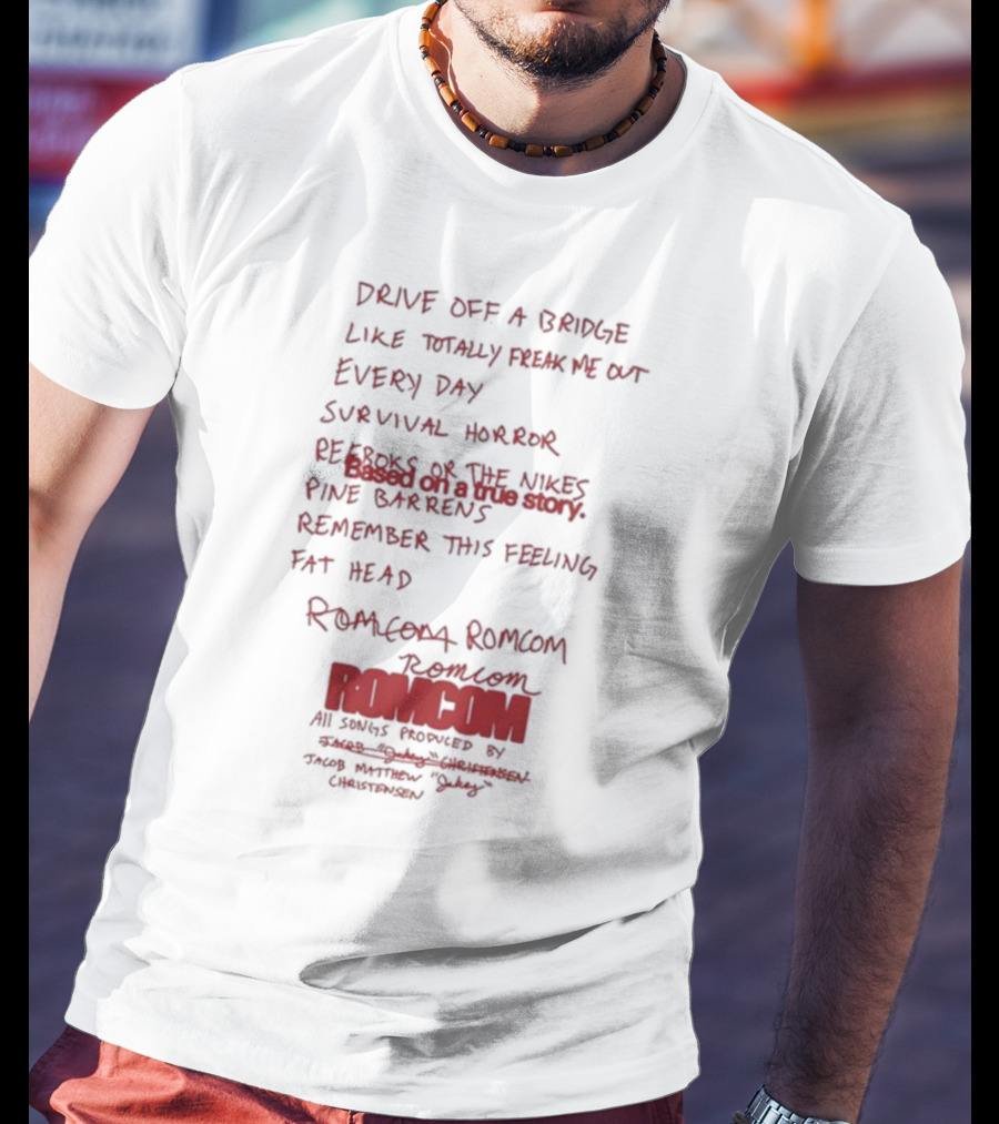Jakey Romcom Drive Off A Bridge Like Totally Freak Me Out Survival Horror T-Shirt