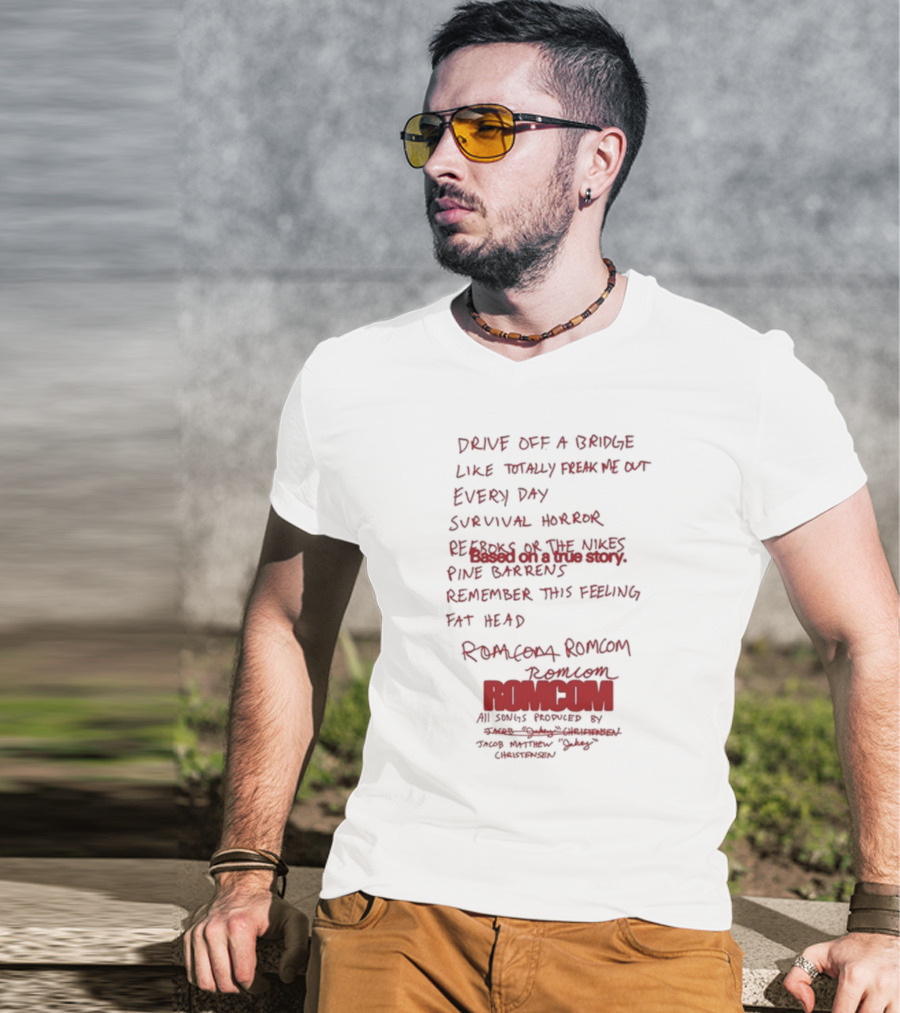Jakey Romcom Drive Off A Bridge Like Totally Freak Me Out Survival Horror T-Shirt