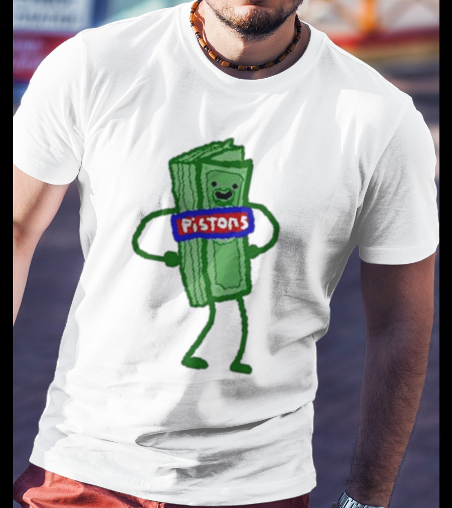 Monty Williams Pistons Money Mascot T-Shirt