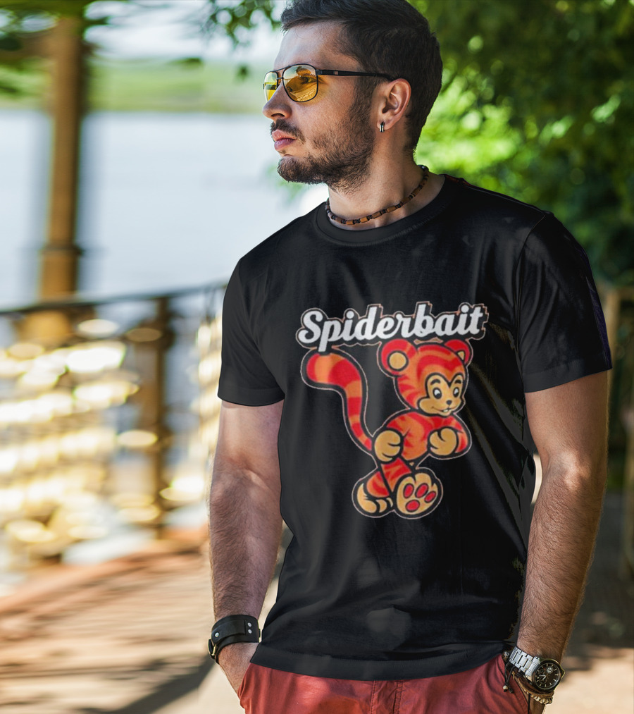 Spiderbait Striped Cartoon Tiger T-Shirt