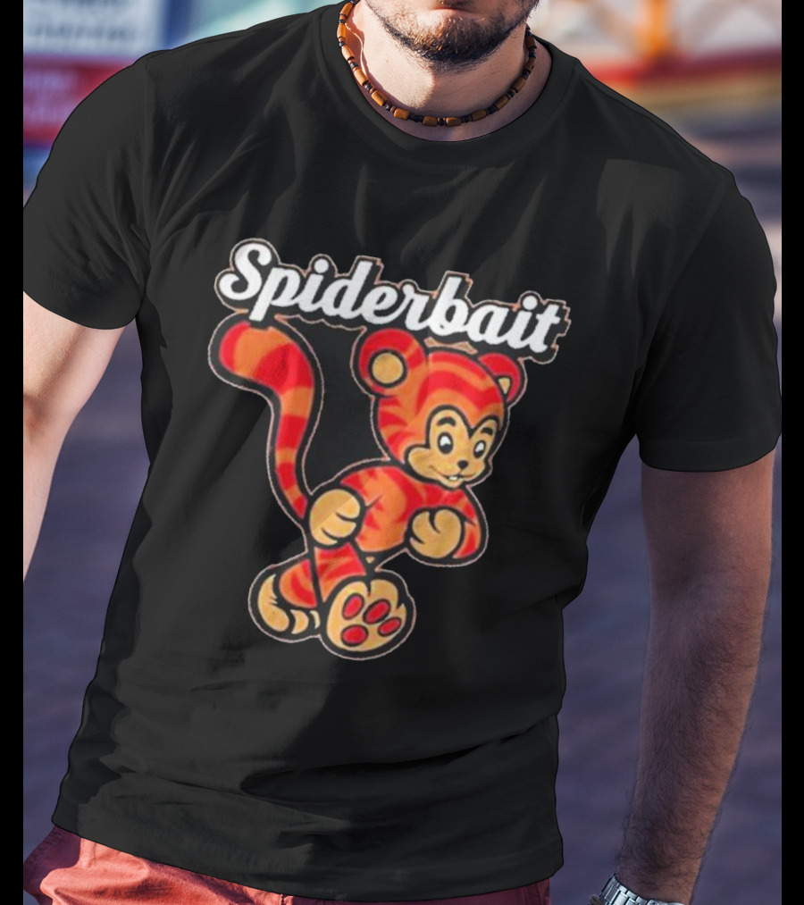 Spiderbait Striped Cartoon Tiger T-Shirt