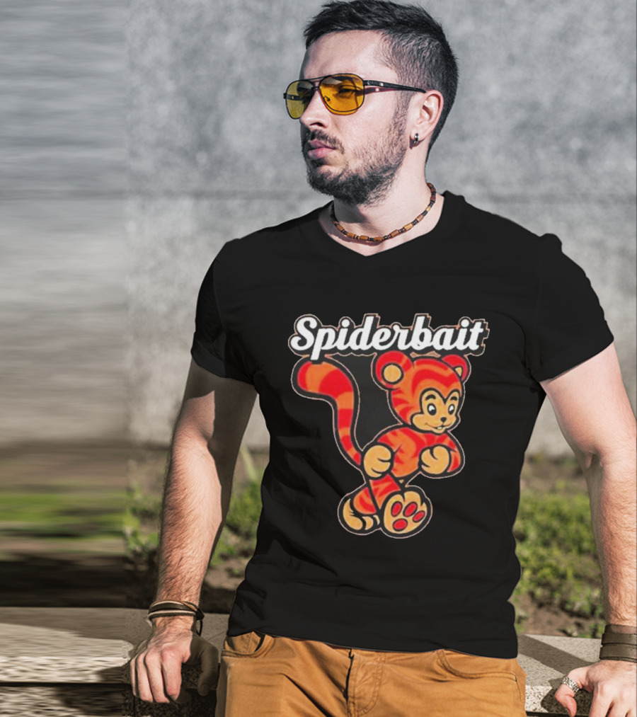 Spiderbait Striped Cartoon Tiger T-Shirt