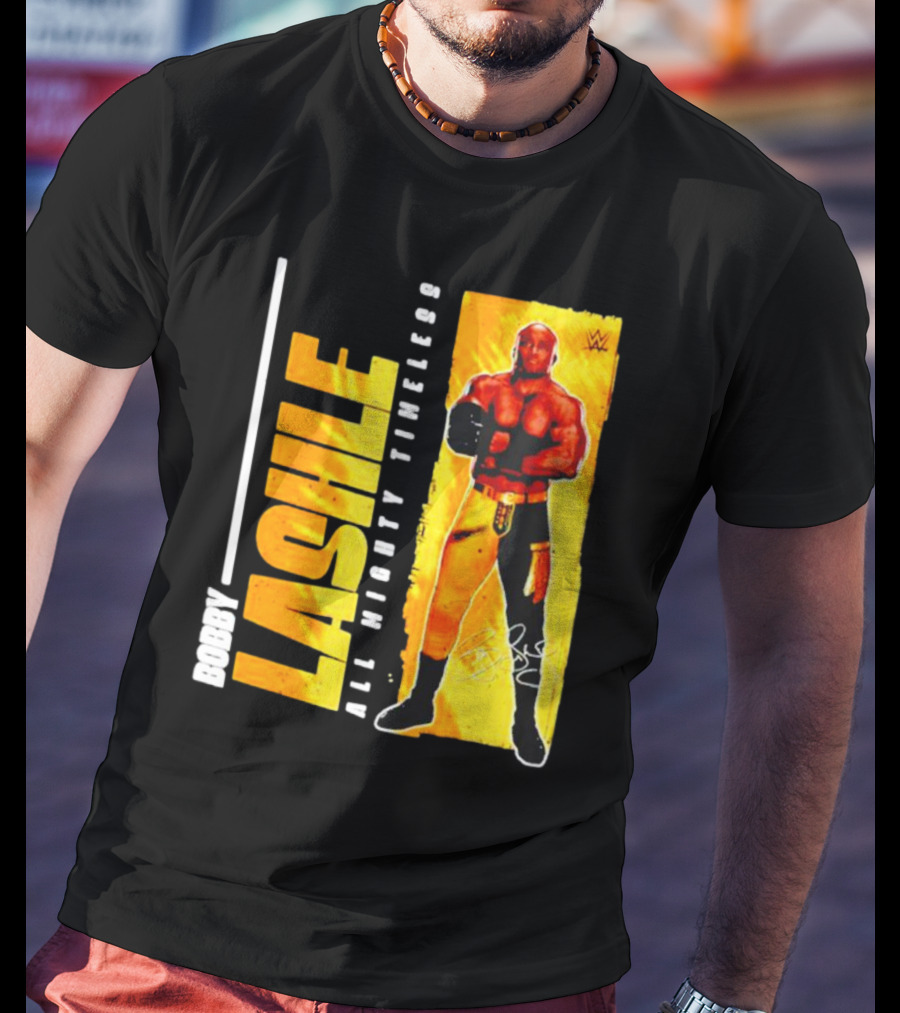 Bobby Lashley WWE All Mighty Timeless Champion T-Shirt