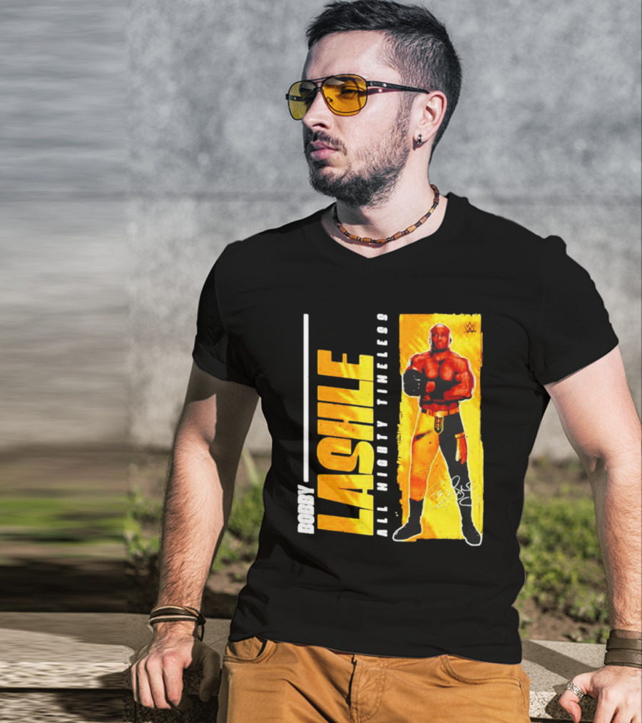 Bobby Lashley WWE All Mighty Timeless Champion T-Shirt