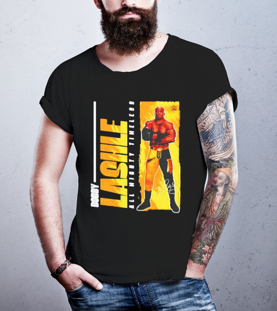 Bobby Lashley WWE All Mighty Timeless Champion T-Shirt
