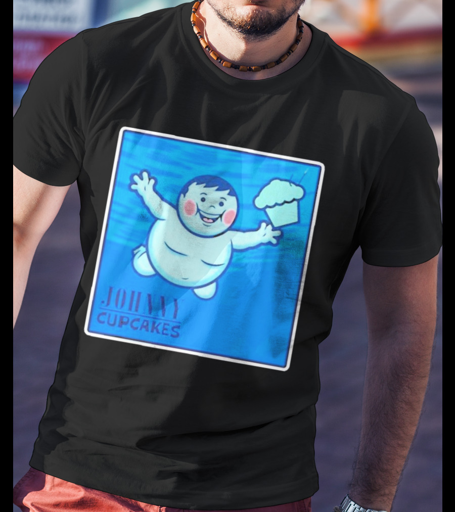 Johnny Cupcakes Swimming Boy With Cupcake T-Shirt