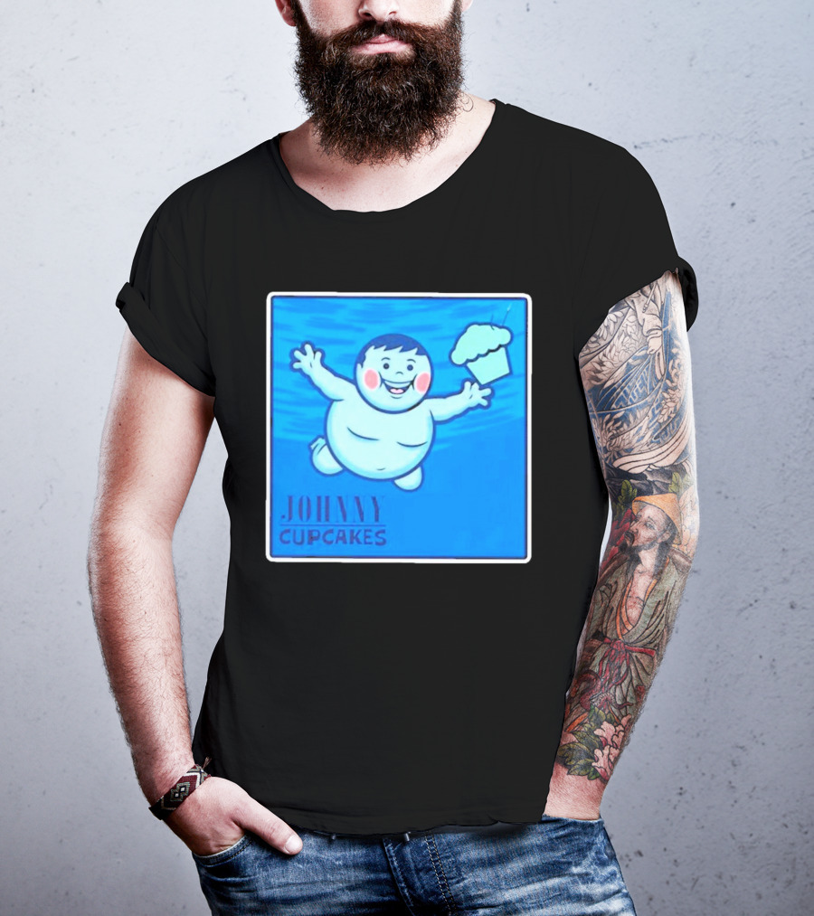 Johnny Cupcakes Swimming Boy With Cupcake T-Shirt