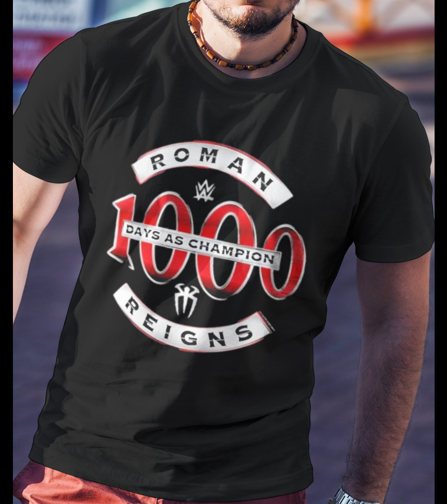 Roman Reigns 1000 Days As Champion WWE T-Shirt