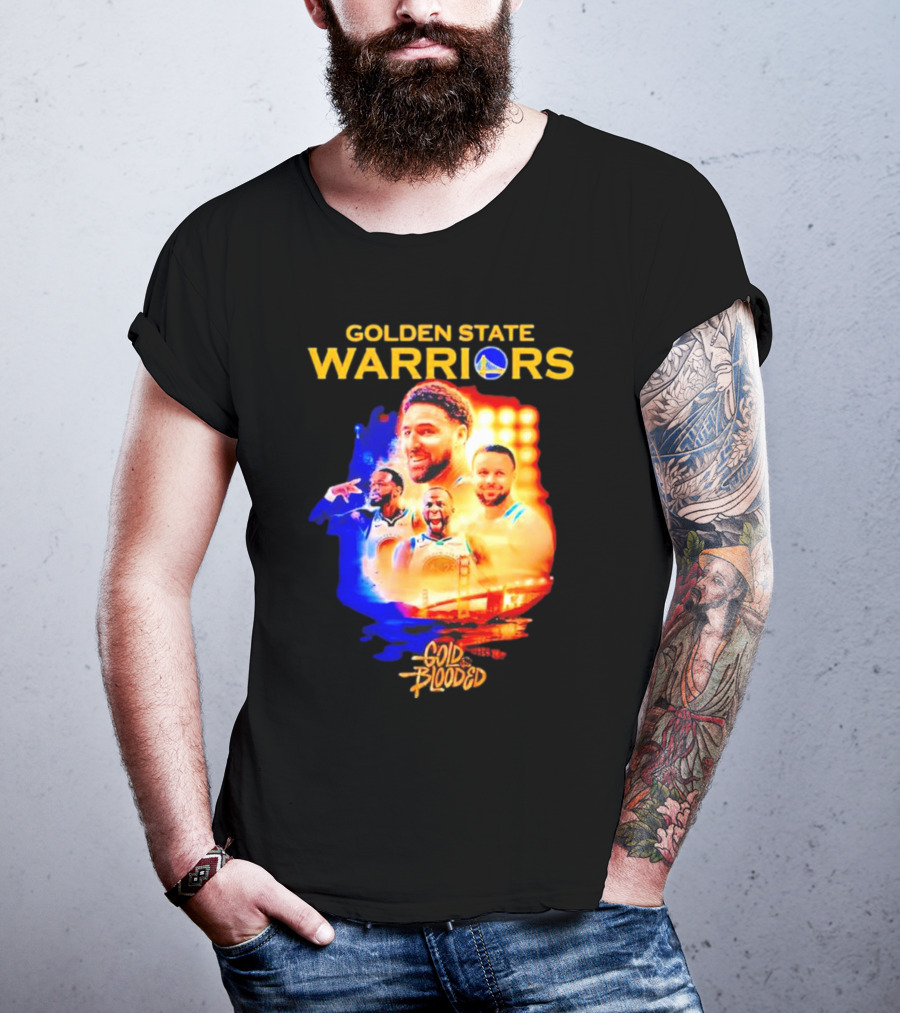 Golden State Warriors Gold Blooded Stephen Curry Klay Thompson Draymond Green T-Shirt