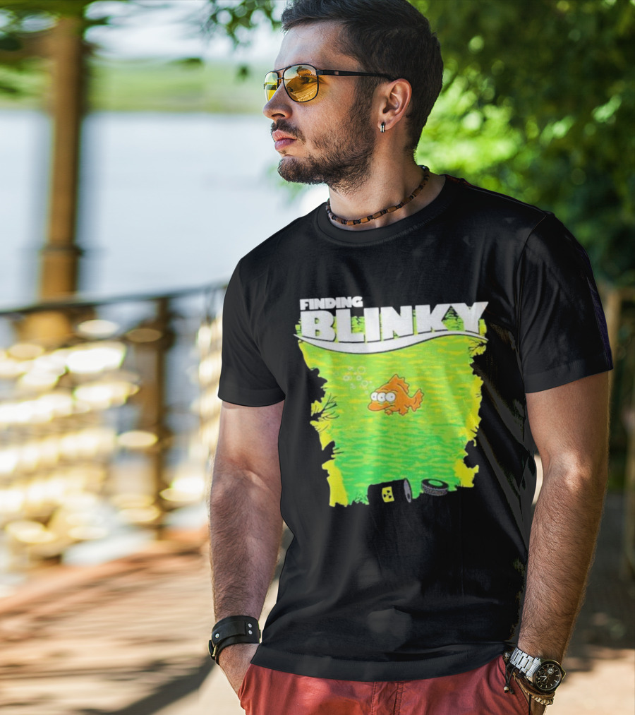 Finding Blinky Three-Eyed Fish Dump Reference T-Shirt