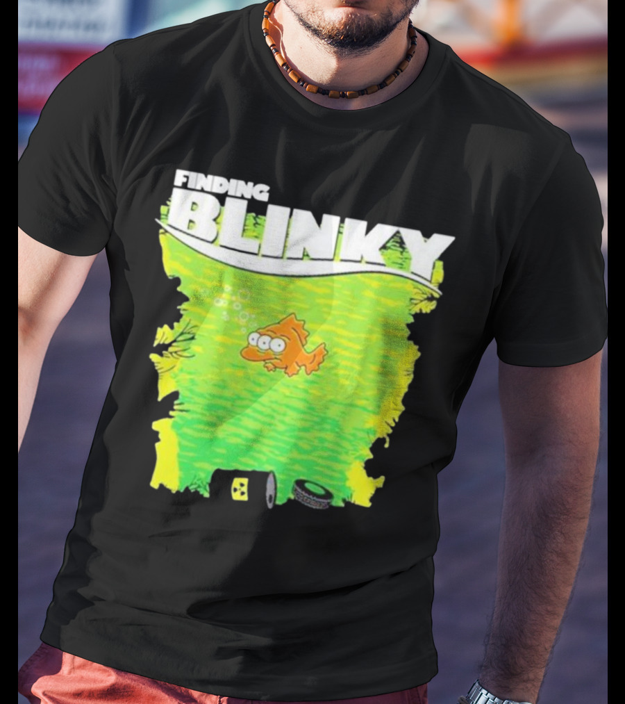 Finding Blinky Three-Eyed Fish Dump Reference T-Shirt