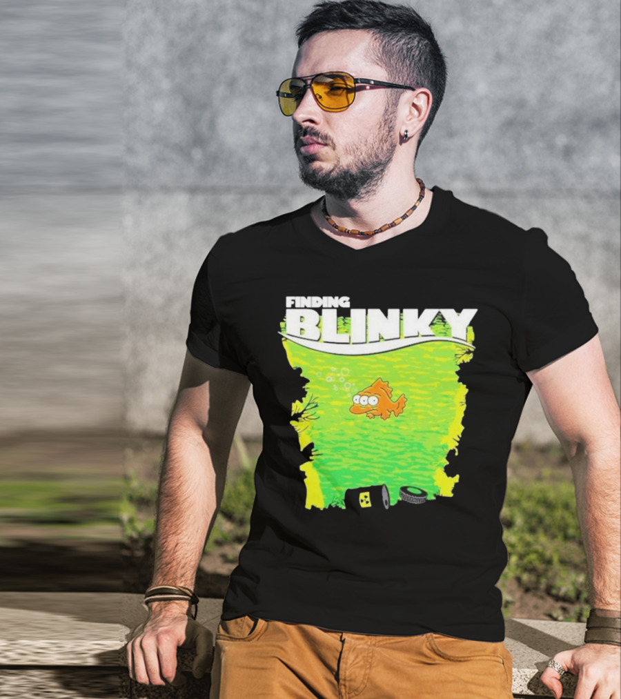 Finding Blinky Three-Eyed Fish Dump Reference T-Shirt