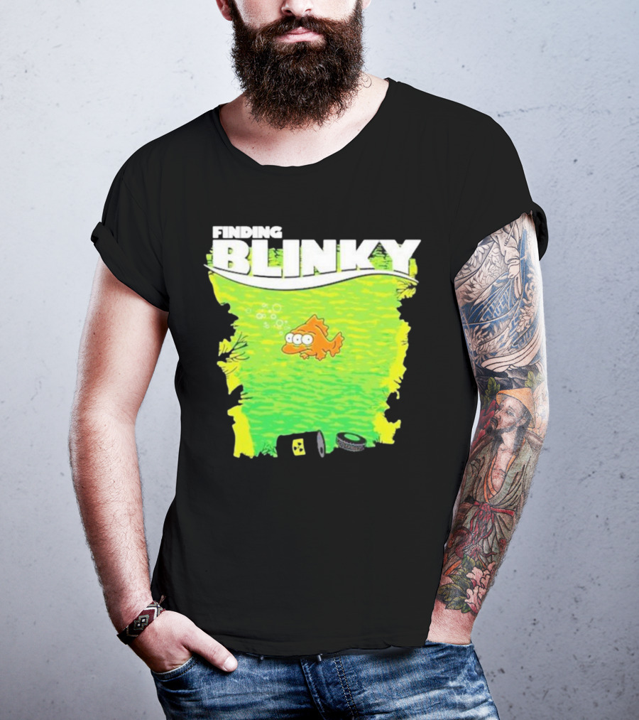 Finding Blinky Three-Eyed Fish Dump Reference T-Shirt