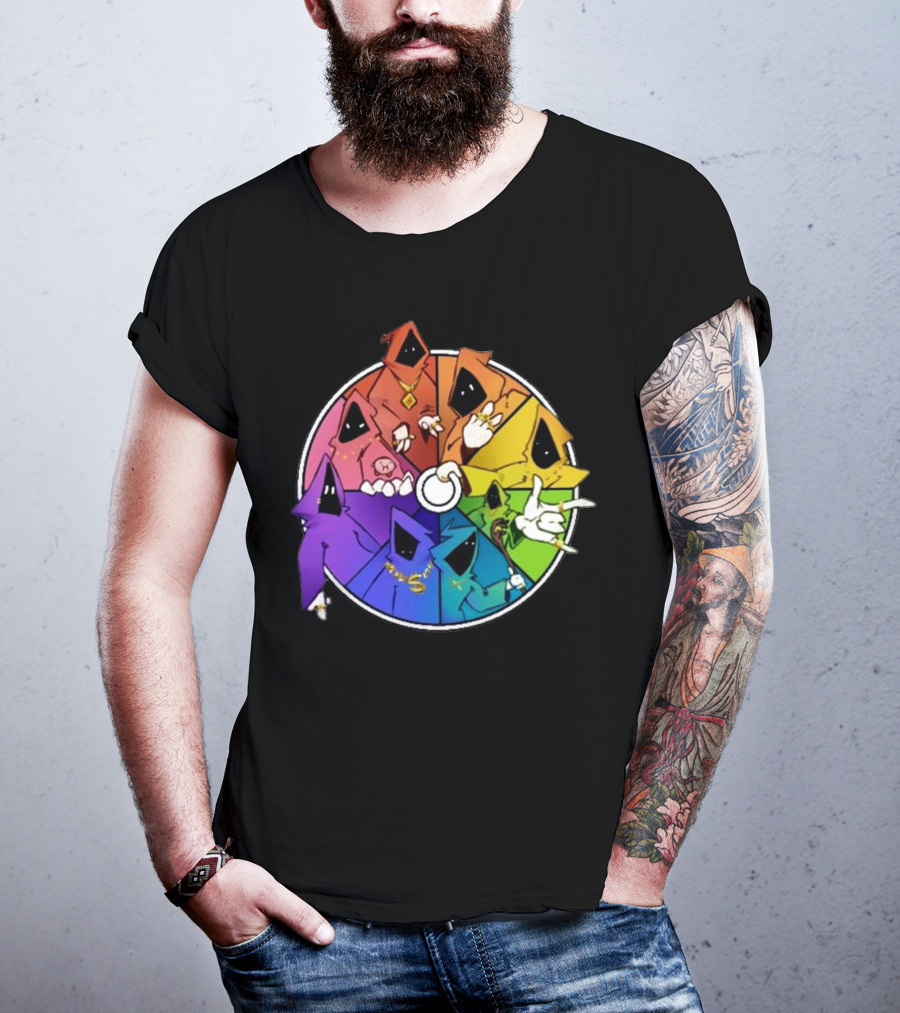 Shadow Wizard Money Gang Rainbow Circle T-Shirt