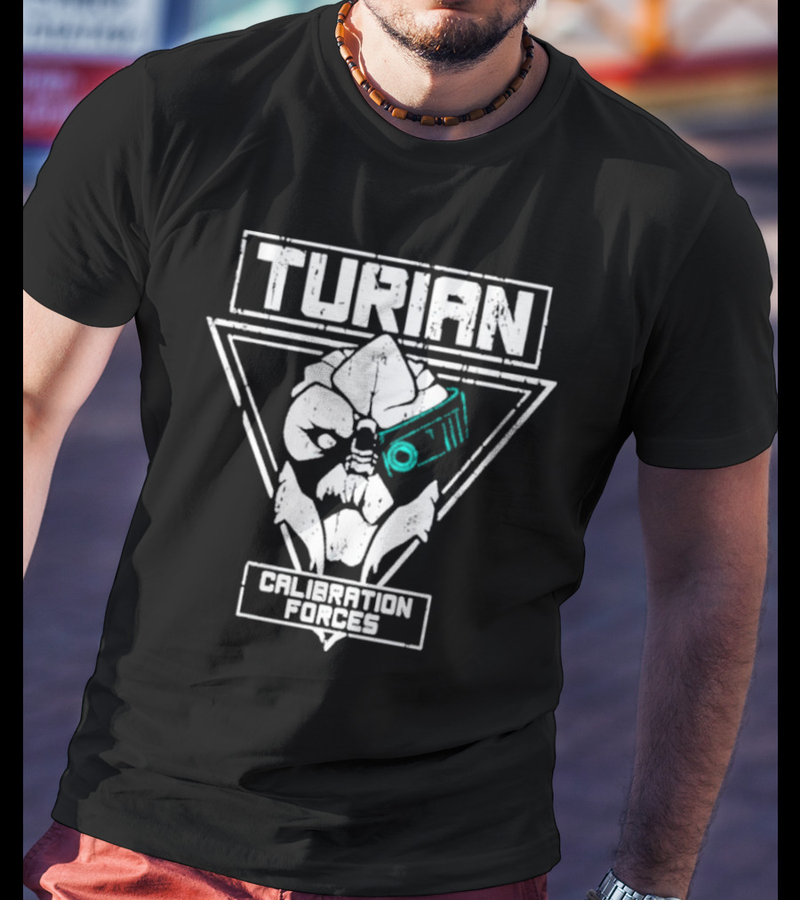 Turian Calibration Forces Mass Effect Gaming T-Shirt