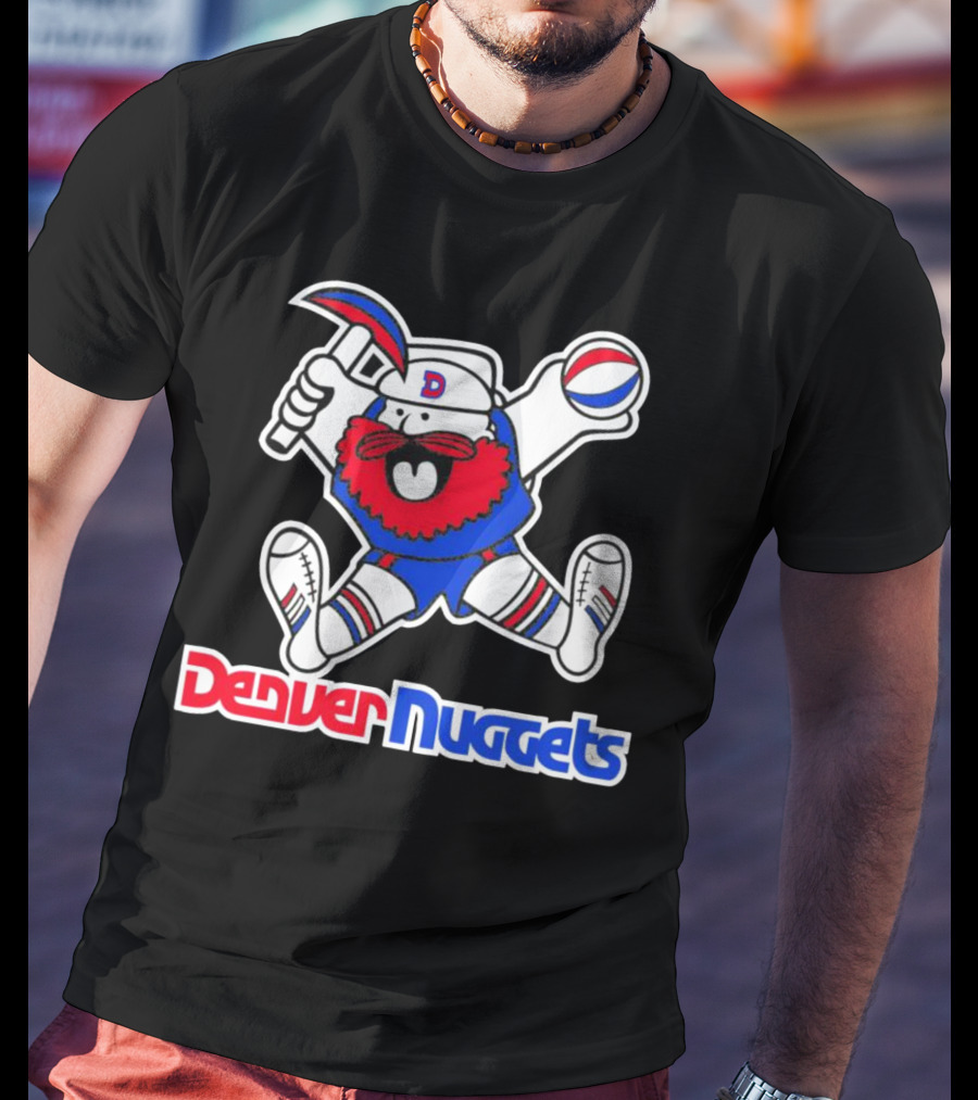 Denver Nuggets Classics Miner Mascot Throwback T-Shirt